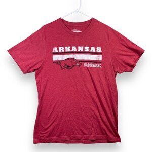 Designed In Los Angeles Men's T-Shirt Size Large Distressed Arkansas Razorbacks